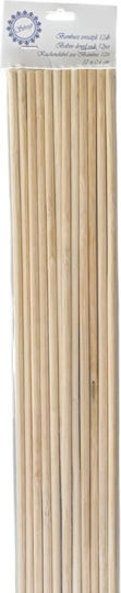 Bamboo Sticks Holder 50x0.6cm 12 Pcs Lumea
