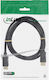 InLine 15802P DisplayPort кабел мъжки - 2m Черен