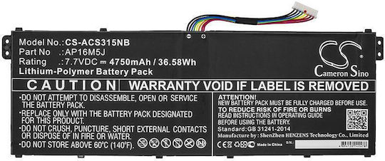 Батерия за лаптоп Acer Ap16m5j Aspire 3 A315-21 Lipo 7,7v 4750ma Cameron Sino