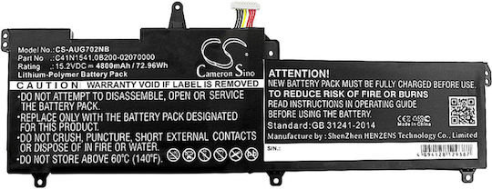 Батерия за лаптоп Asus Gl702 C41n1541 Lipo 15.2v 4800mah Cameron Sino