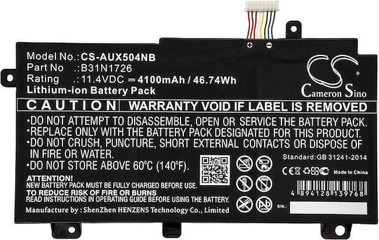 Батерия за лаптоп Asus Fx504 Tuf Gaming A15 Fa506ic-hn075w Tuf Gaming Fx505dd-ab71-ca B31bn91 Lipo 11.4v 4100mah Cameron Sino
