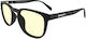 Home Office Glasses Gunnar Oakland Onyx Amber Natural Black