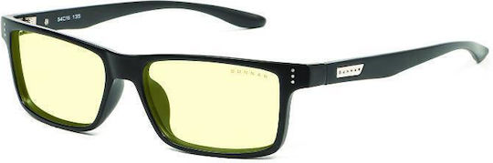 Computer Glasses Gunnar Vertex Onyx Amber Natural Black