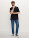 Bennet 264 Herren Jeanshosen Gerade Rote