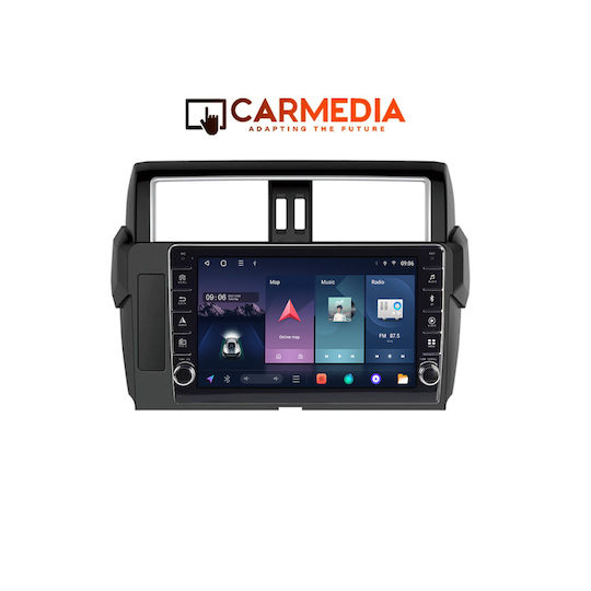 Carmedia Auto-Audiosysteme für Toyota Prado 2014-2017 mit Touchscreen 10 Zoll Bluetooth USB Eingebautes Wi-Fi GPS