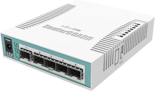 Cloud Router Switch Mikrotik Crs106-1c-5s 1xgigabit Lan 5xcăi Sfp