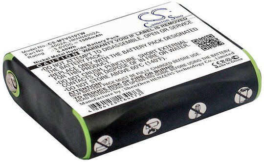 Батерия За Фотоапарат Двупосочно Радио Motorola Em1000.t5300 T800 1532/4002a Nimh 3,6v 1500ma Cameron Sino