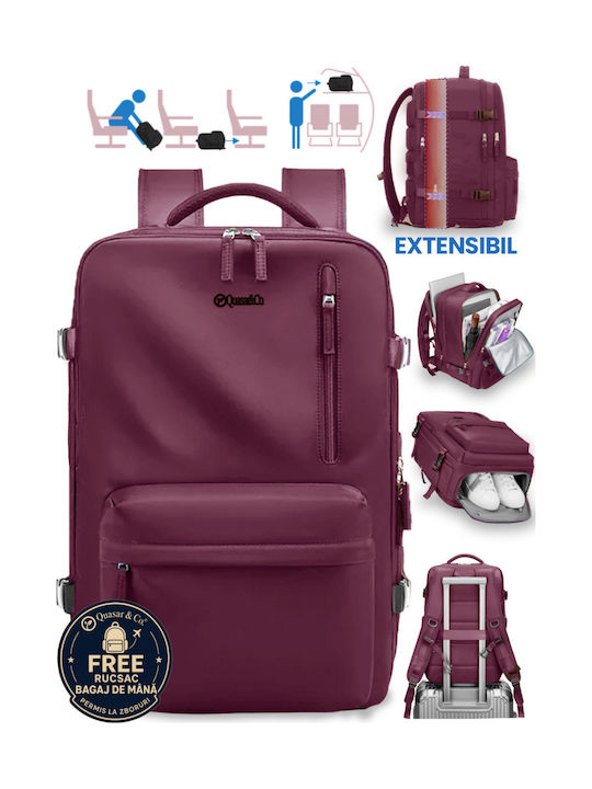 Quasar Rucsac Impermeabil Burgundy