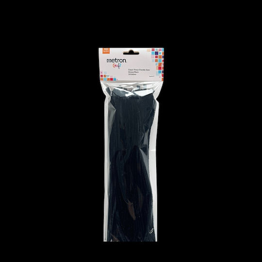 Metron Craft Cabluri De Țevi Blister 100 Bucăți 30x0.6cm Negre 6 Bucăți