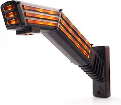Led Dreifaches Seitenvolumenleuchte Typ Horn Langes Blinklicht 12v24v Was Rechts