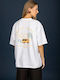 Women's Blouse White 132-51618-White-001