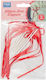 Red Bow Cake Topper Set Sticks 8 Pcs Pme