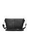 Leder Damen Handtasche Crossbody Schulter Schwarz