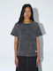 Γυναικείο T-shirt Washed Grey
