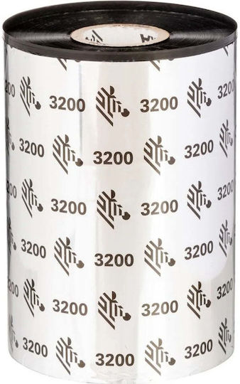 Zebra Wax Συμβατή Μελανοταινία για Zebra 1τμχ 03200BK13145