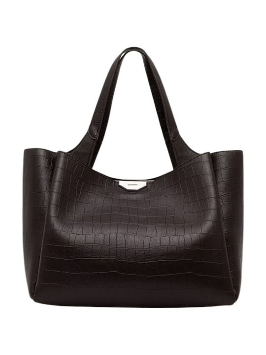 DKNY Damen Handtaschen und Damentaschen Tote Krokodilmuster
