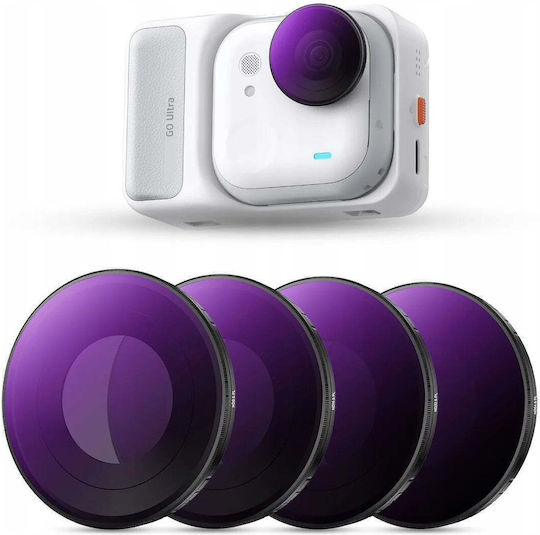 K&F Concept Action-Kamera-Filter Set 2 1 4 Filter Nd Pl Nd8/pl Nd16/pl Nd32/pl Nd64/pl Insta360 Go Ultra Sku 1673 Sb11902