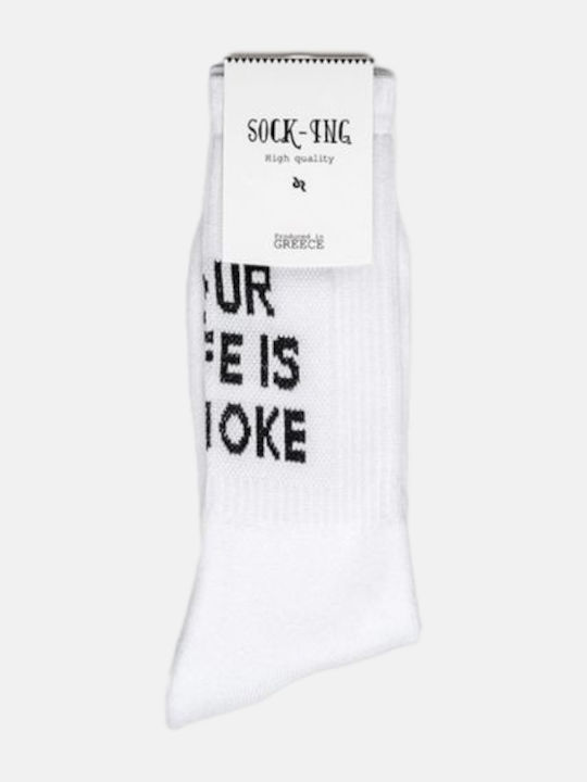 Sock Ing Ανδρικές Κάλτσες Λευκό