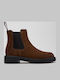 Dean Wildleder Damen Chelsea-Stiefel Braun