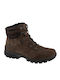 Leder Damen Stiefeletten Braun