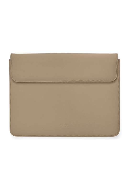 Rains Portfolio Geantă rucsac impermeabilă pentru laptop 14" în culoare maro
