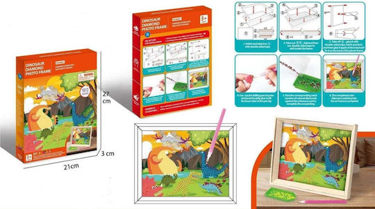 Diy Diamantmalerei Mosaik Set Rahmen Dinosaurier Bild 1613 Teile 3+