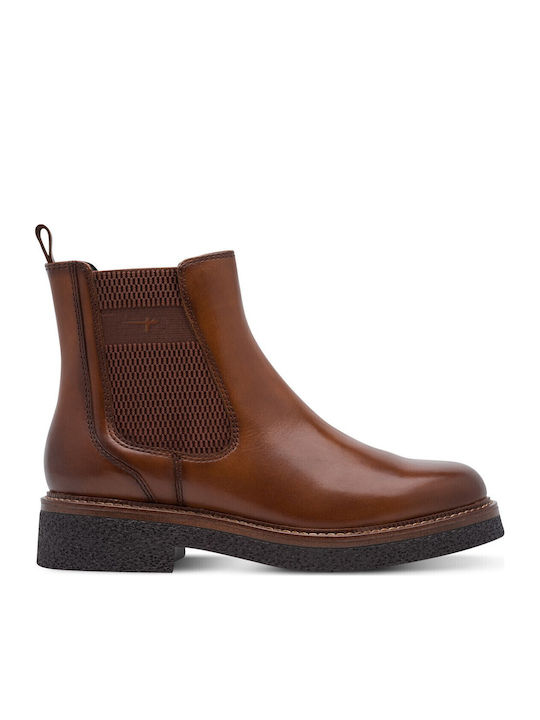 Ghete Chelsea Dama de Piele Tabac