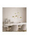 Zambelis Lights Gold LED Pendant Light with Warm White Light Rail