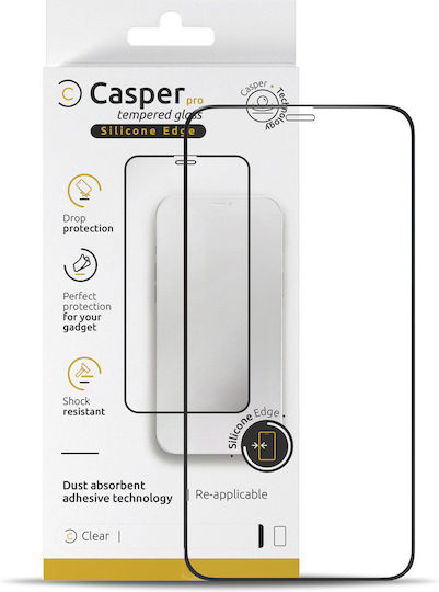 Casper Pro Silicone Tempered Glass (iPhone 12 / 12 Pro)