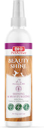 Bio Petactive Beauty Shine Ενυδατικό Σπρέι Περιποίησης Τριχώματος Σκύλους Γάτες Ξεμπέρδεμα Κόμπων Λάμψη Χωρίς Αλκοόλη Parabens