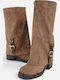Suede Women's Brown Boots