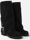 Suede Women's Black Boots