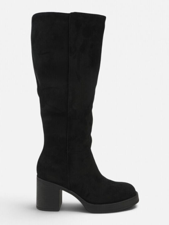 Suede Women's Black Boots