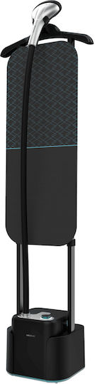 IronHero V-2100 Ατμοκαθαριστής Ρούχων Δαπέδου 2100W με Δοχείο 2.3lt Μαύρος