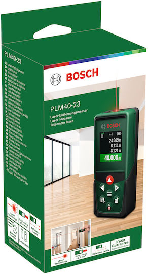Bosch Laser Entfernungsmesser PLM40-23 mit Messbereich 0,05m-40m
