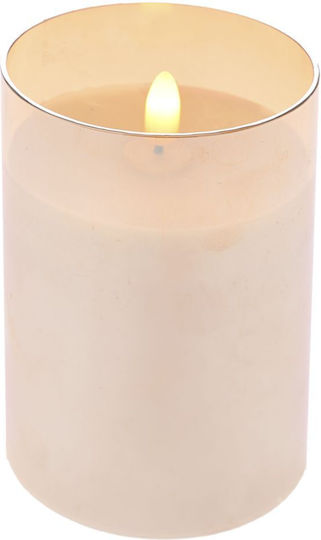 Iliadis Dekoratives Tischlicht LED Wachs-Politur 7.5x15cm