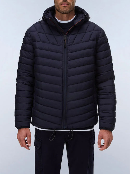 Napapijri Μπουφάν Puffer Αδιάβροχο Darkblue