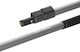 Delphin Trion Telescopic Landing Net Handle 150 Cm 3 Sections Triangular Section Aluminum