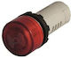 Promet Monoblok Beleuchteter Buzzer 24V AC/DC Roter Mbzs024s