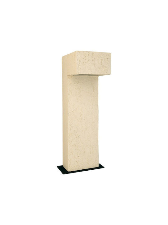 Zambelis Lights Outdoor Small Post Floor Lamp 11W With Warm White Light IP65 Black