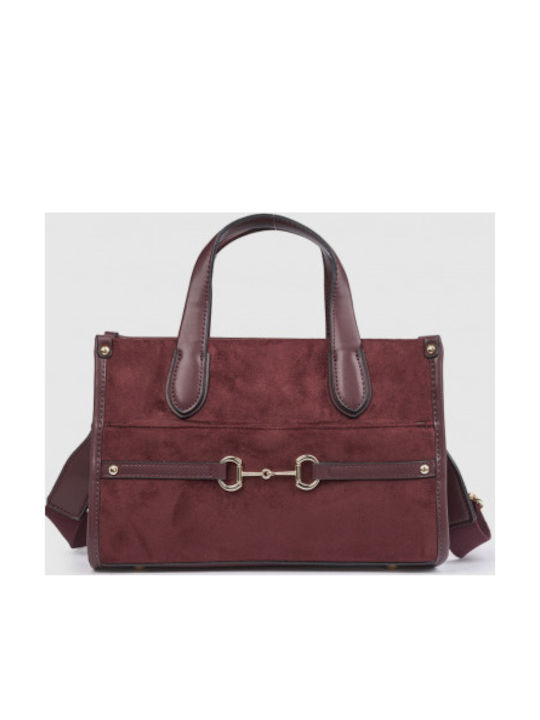 Verde Damenhandtasche / Crossbody-Tasche Bordeaux