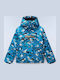 Kinder-Sweatshirt mit Kapuze Blau