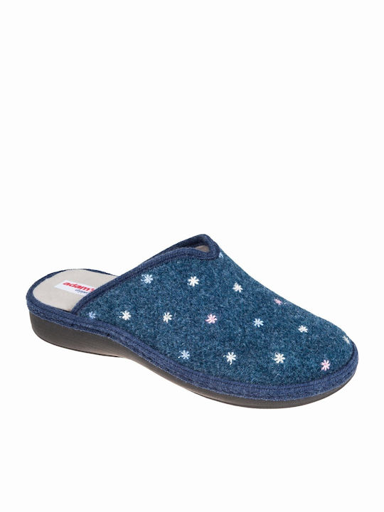 Adam's Shoes Anatomic Women's Winter Slippers Blue