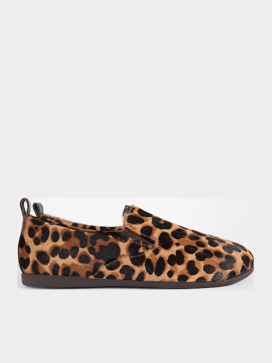 Jungle Leather Women's Moccasins in Brown Colour