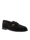 Damen Mokassins aus Leder in Schwarz Farbe D514FW26-Black