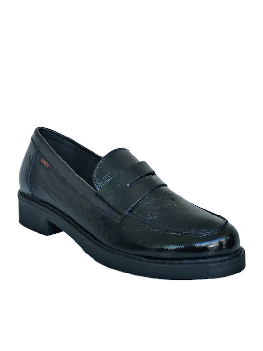 Ragazza Leather Women's Moccasins in Black Colour