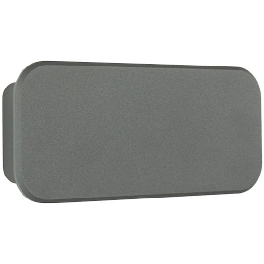 Zambelis Lights Wall-Mounted Outdoor LED Light IP54 9W with Warm White Light