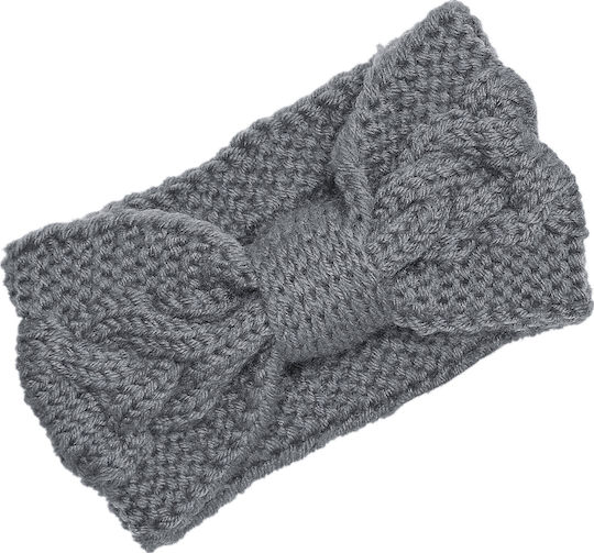 Unisex Knitted Headband in Grey Colour