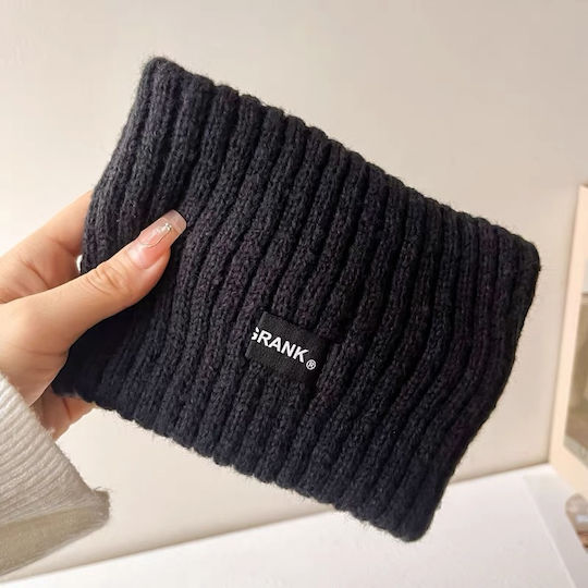 Unisex Knitted Headband in Black Color