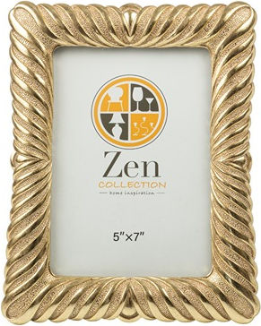 Zen Collection Κορνίζα Πλαστική με Χρυσό Πλαίσιο